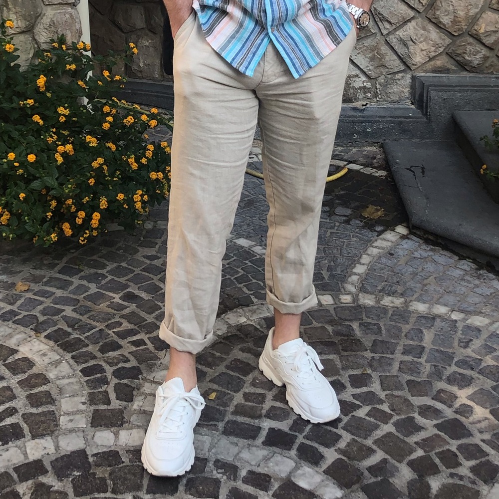 Saks Fifth Avenue Linen Pants